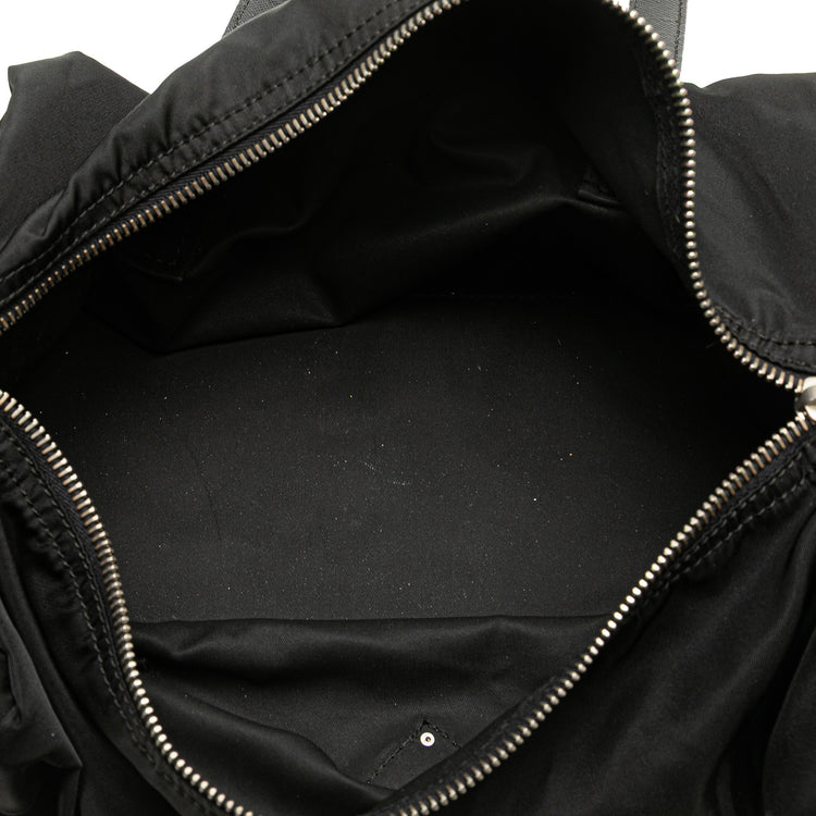 Prada Saffiano Trimmed Tessuto Handbag