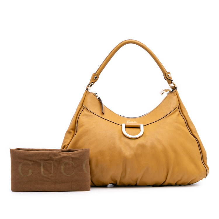 Gucci Leather Abbey D Ring Shoulder Bag