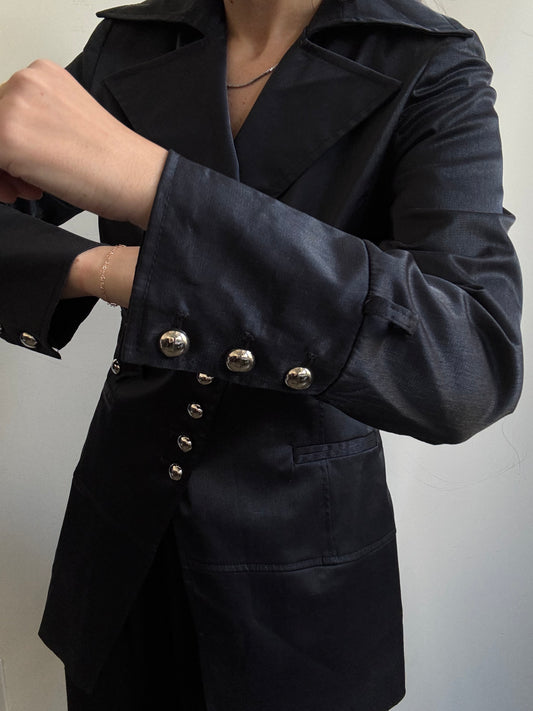 Vintage Black YSL Blazer Size Small