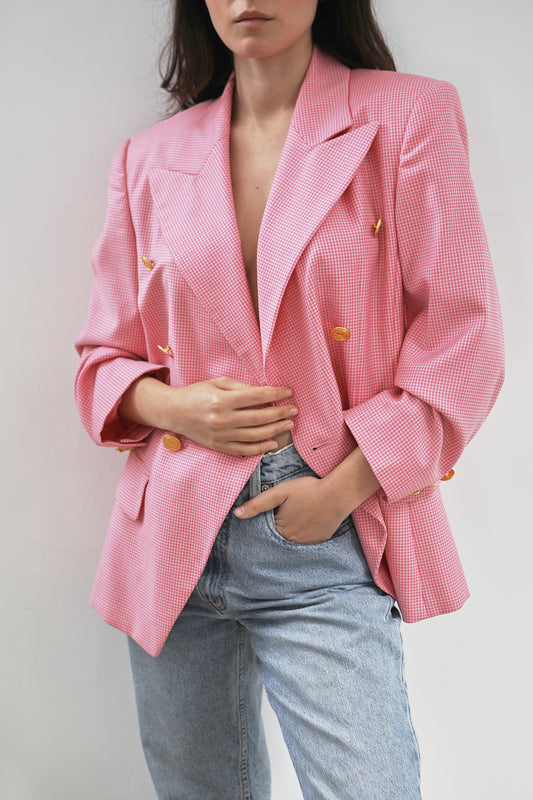 Vintage Escada Pink Blazer Size 4