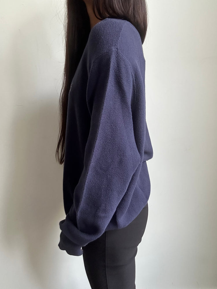 Vintage Polo Ralph Lauren Navy Blue Sweater Size Extra Large
