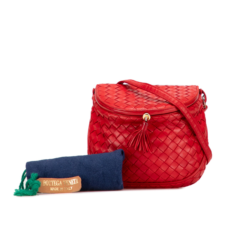 Vintage Bottega Veneta Nappa Intrecciato Crossbody