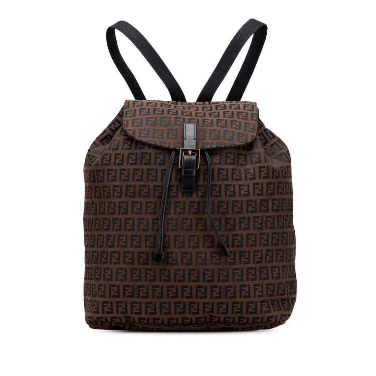 Vintage Fendi Zucchino Canvas Backpack