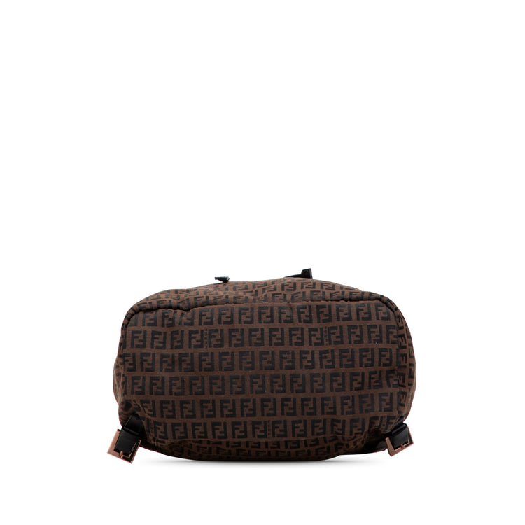 Vintage Fendi Zucchino Canvas Backpack