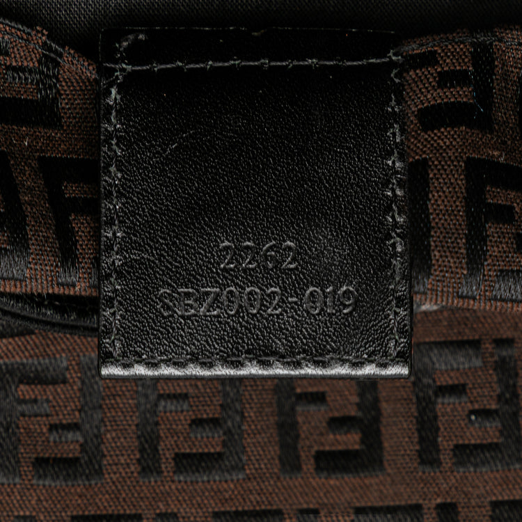 Vintage Fendi Zucchino Canvas Backpack