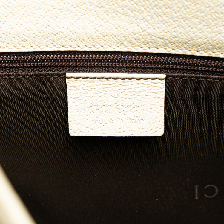 Vintage Gucci Canvas Jackie Bardot Shoulder Bag