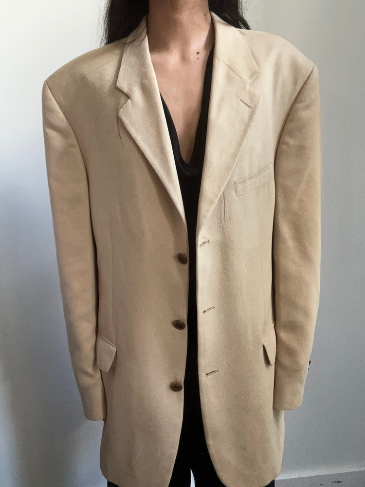 Vintage Suede Tan Blazer Size Medium
