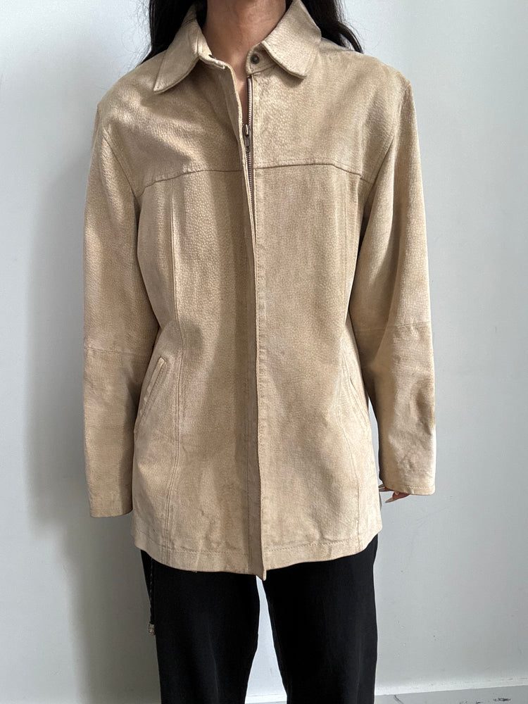 Vintage Tan Suede Small Coat