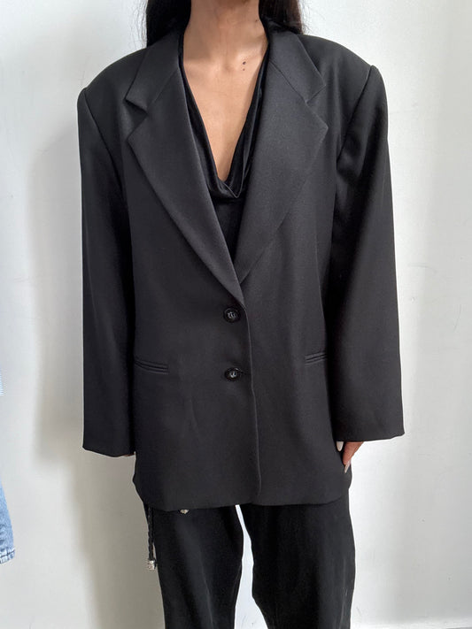 Vintage Black Blazer Size Large