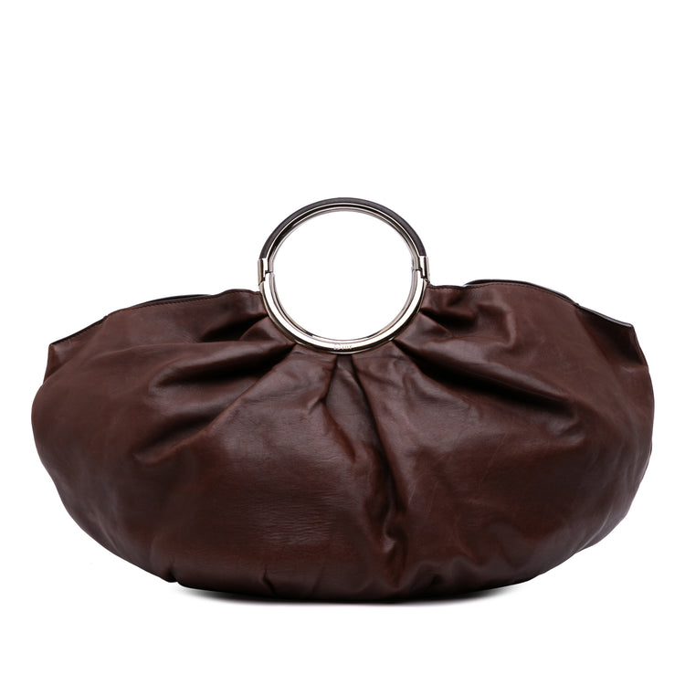 Vintage Dior Leather Soft Shopping Tote