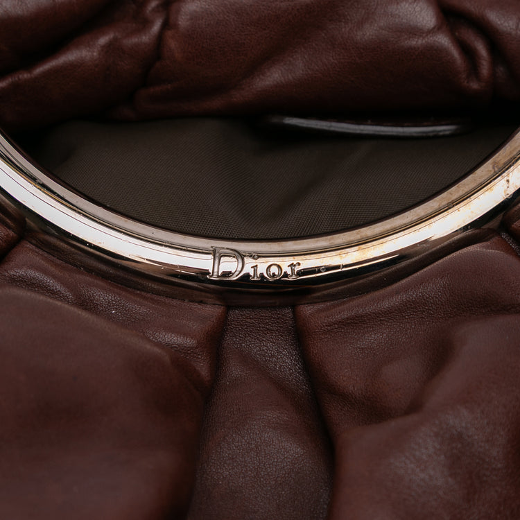 Vintage Dior Leather Soft Shopping Tote