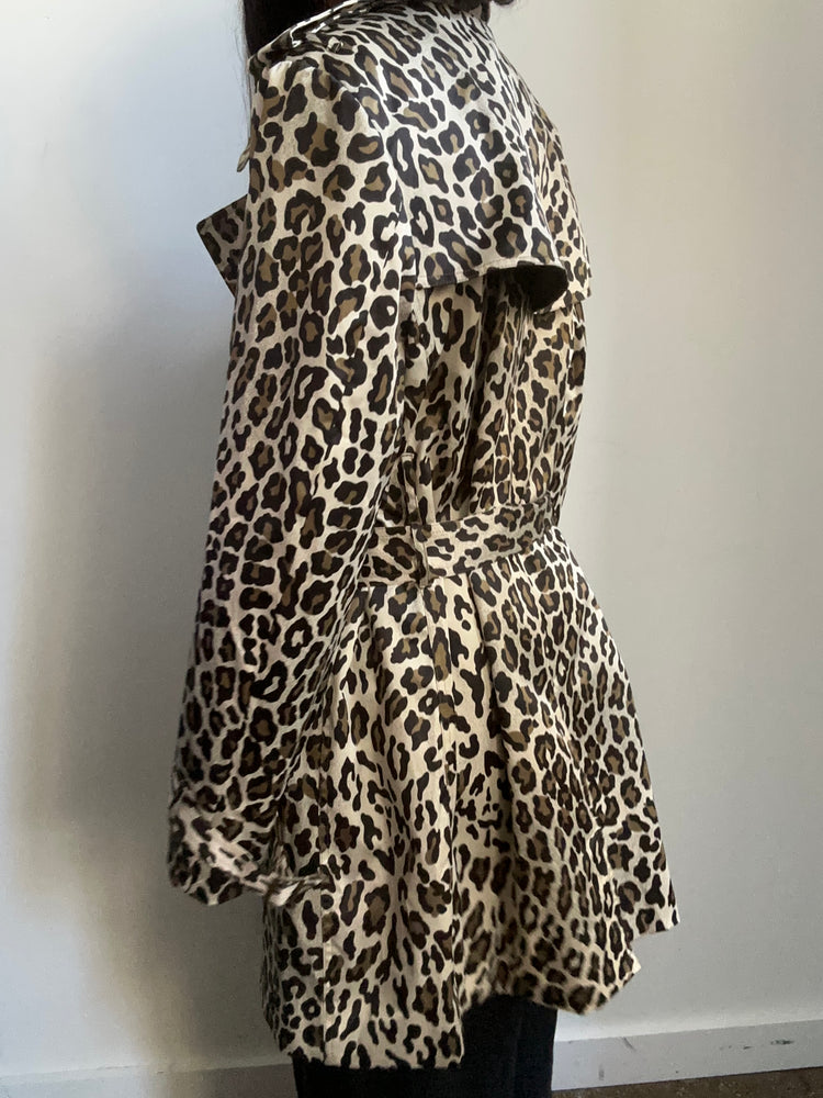Vintage Leopard Print Jacket Size XL