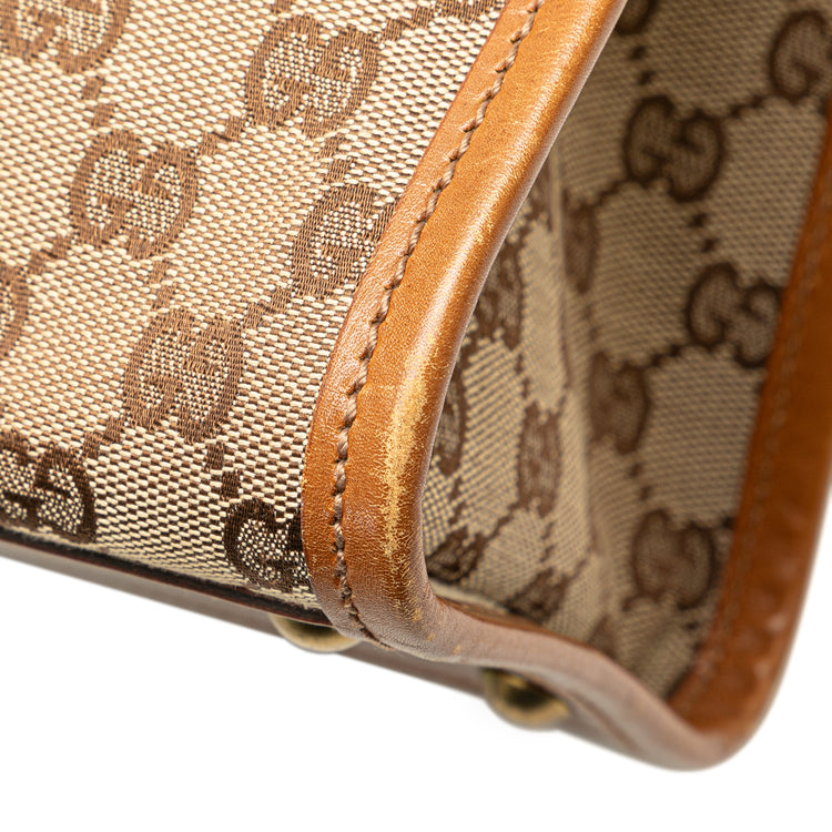 Vintage Gucci GG Canvas Shoulder Bag