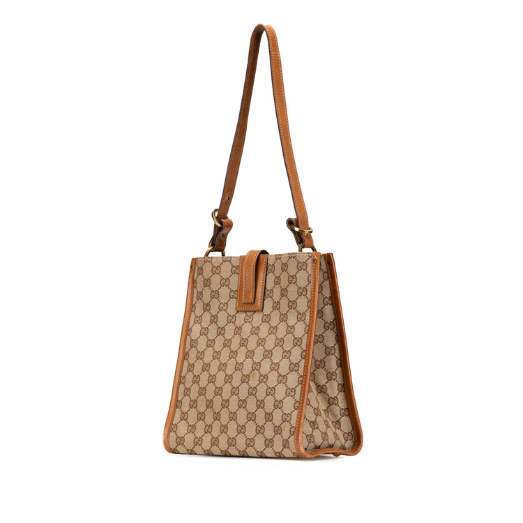 Vintage Gucci GG Canvas Shoulder Bag