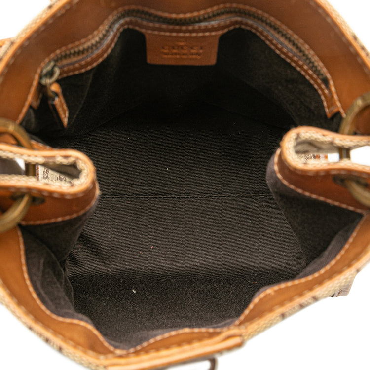Vintage Gucci GG Canvas Shoulder Bag