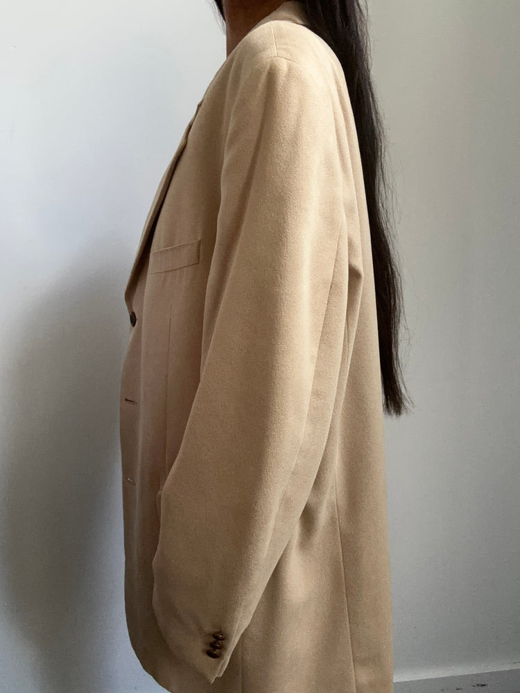 Vintage Suede Tan Blazer Size Medium