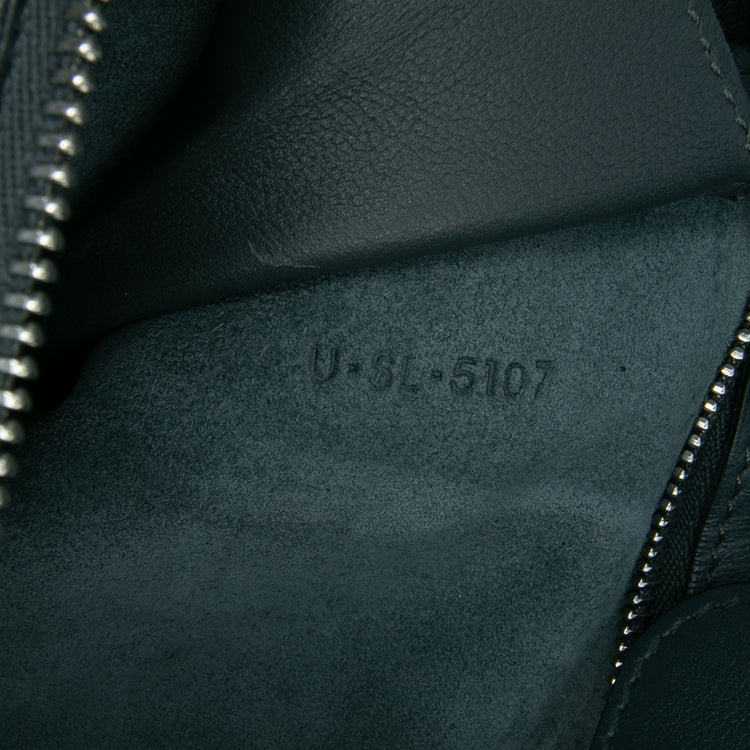 Celine Dark Green Medium Supple Grained Calfskin Tote