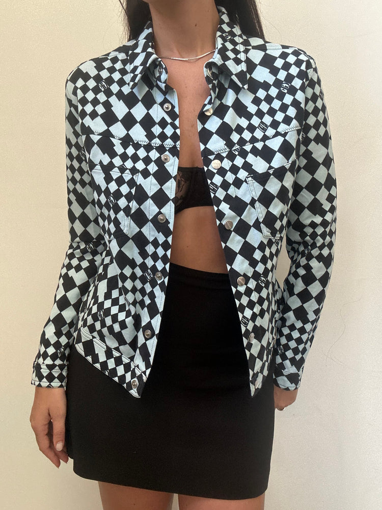 Vintage Gianfranco Ferre Italian Stretch Jacket Size Small