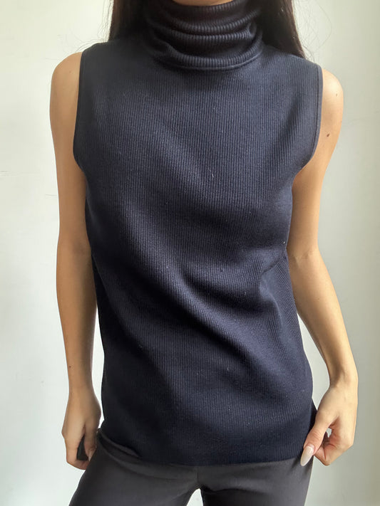 Vintage Black Ralph Lauren Sweater Vest Size Large
