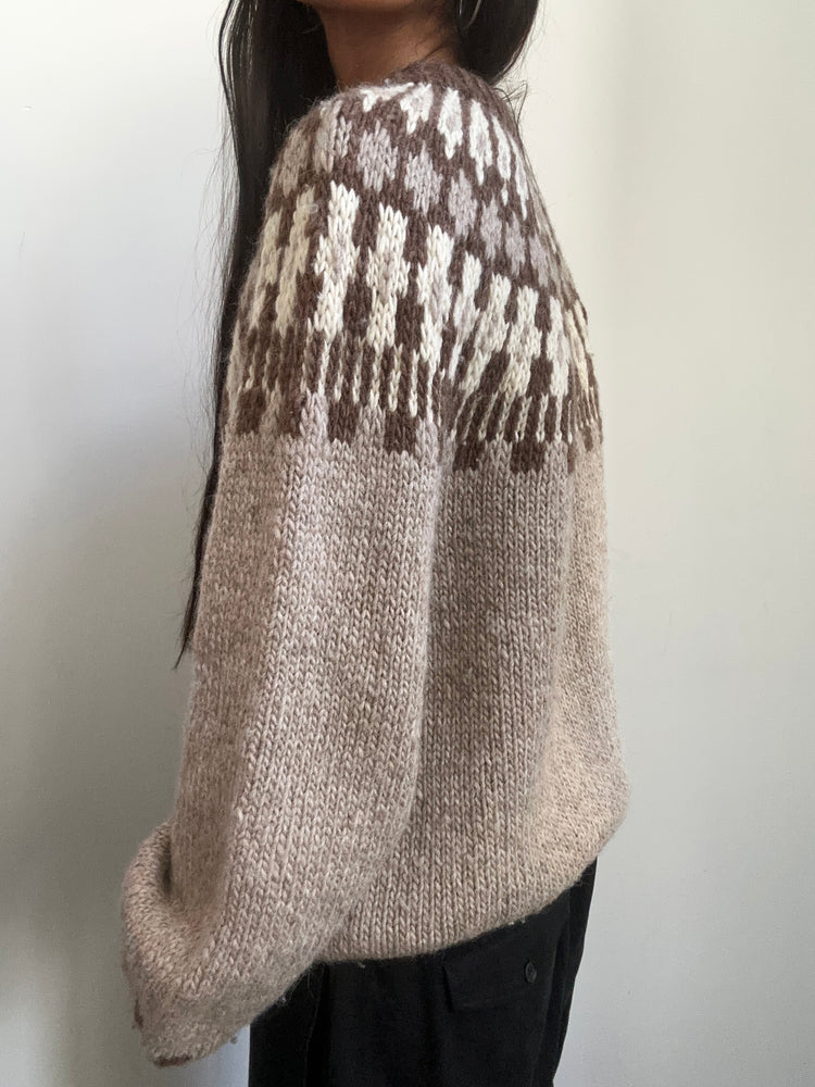 Vintage Icelandic Sweater Size Small