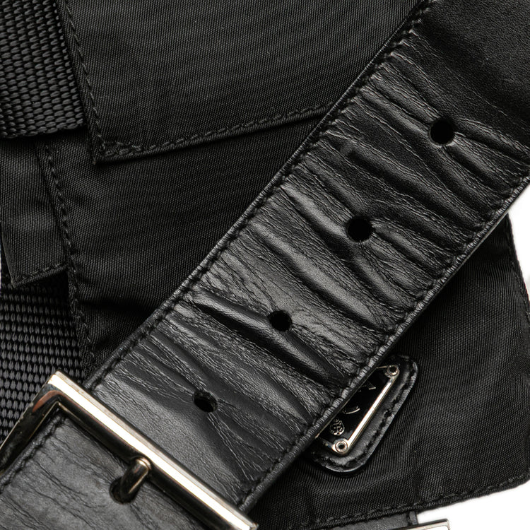 Vintage Prada Nylon Triple Pouch Belt Bag