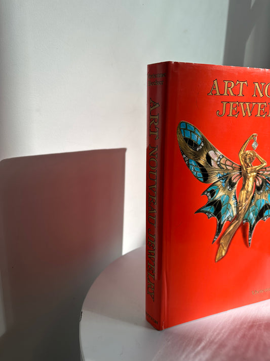 Vintage 1985 Art Nouveau Jewelry Coffee Table Book