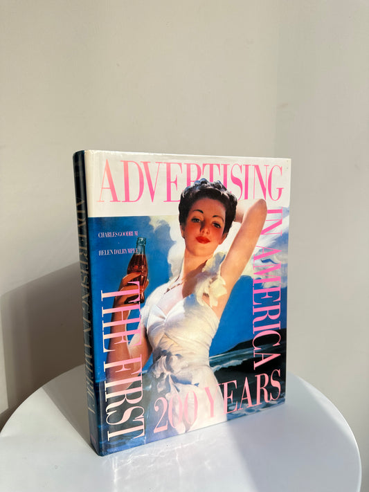 Vintage 1990 Advertising in America Coffee Table Book