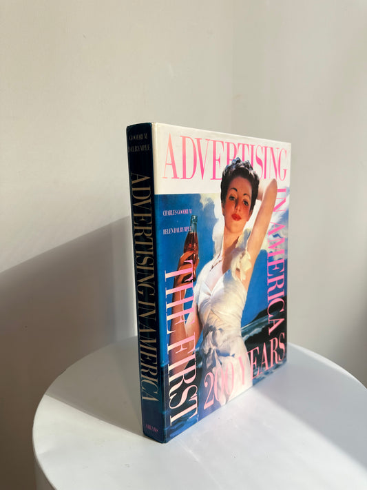 Vintage 1990 Advertising in America Coffee Table Book