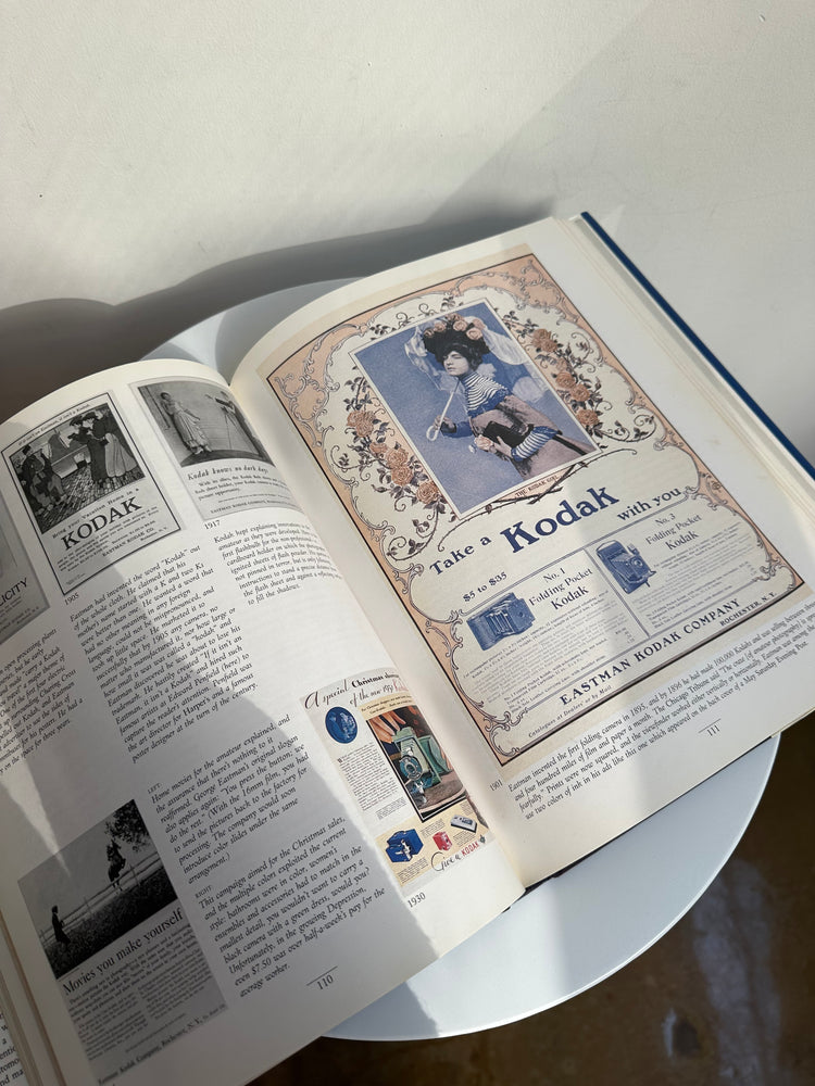 Vintage 1990 Advertising in America Coffee Table Book