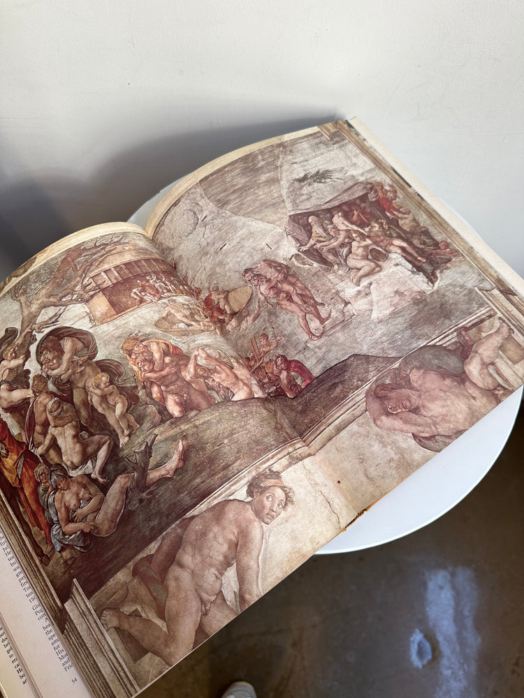 Vintage 1974 Michelangelo Coffee Table Book