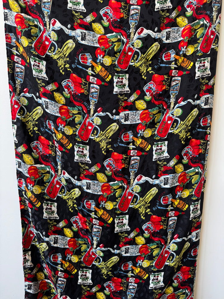 Vintage Bloody Mary-Themed Scarf