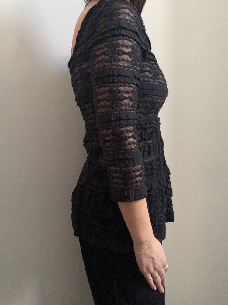 Vintage Max Studio Lace Top Size XS