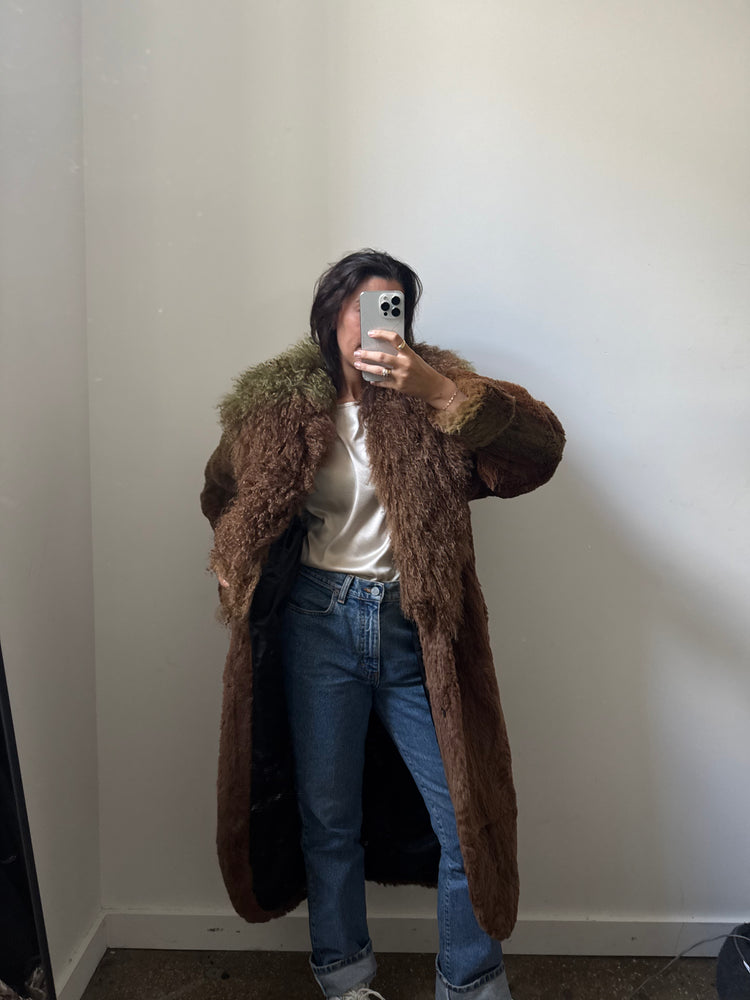 Vintage Beaver Fur Coat Size Medium