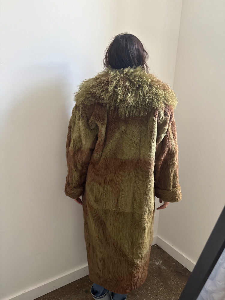 Vintage Beaver Fur Coat Size Medium