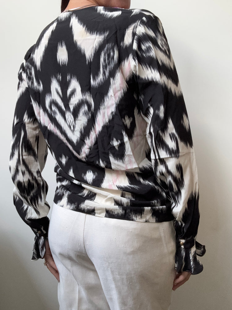 Vintage Emilio Pucci Silk Blouse Size Small