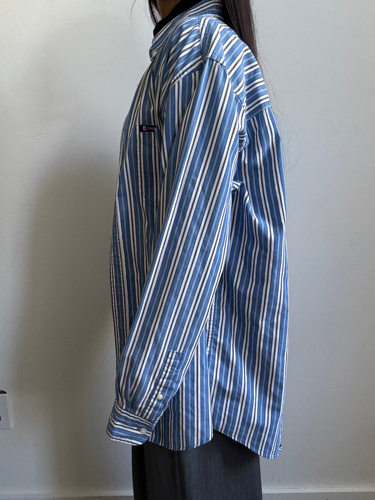 Vintage Chaps Striped Button-Down Size Large