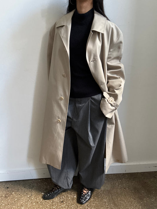 Vintage Misty Harbor Boxy Tan Trench Size L