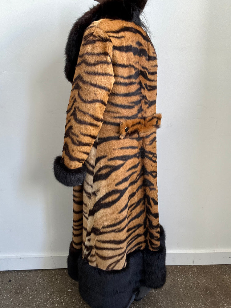 Vintage One of a Kind Mink Fur Coat Size XS