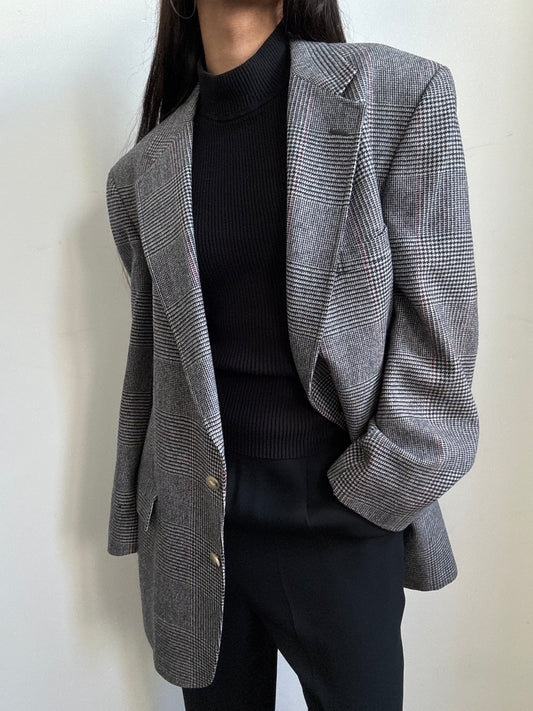 Vintage British Isles Tweed Blazer in Size M