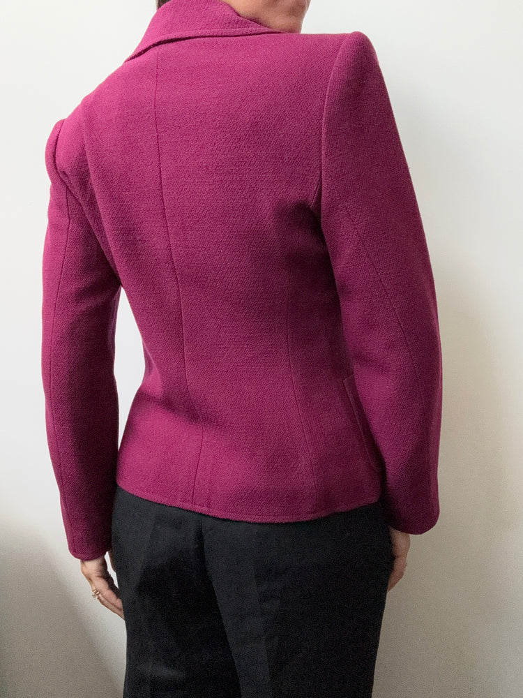 Vintage Christian Lacroix Magenta Blazer Size Small
