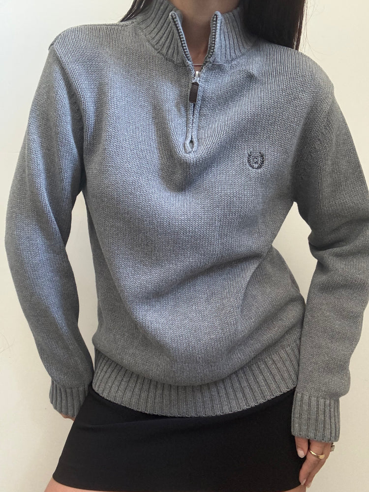 Vintage Chaps Quarter Zip Sweater Size Medium