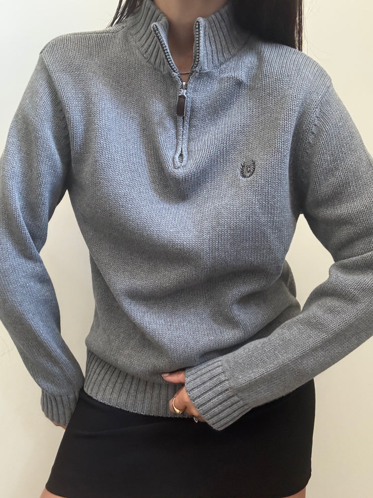 Vintage Chaps Quarter Zip Sweater Size Medium