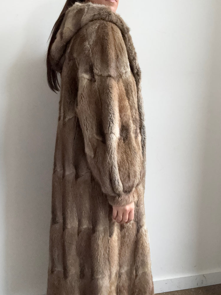 Vintage Light Brown Mink Jacket Size Medium
