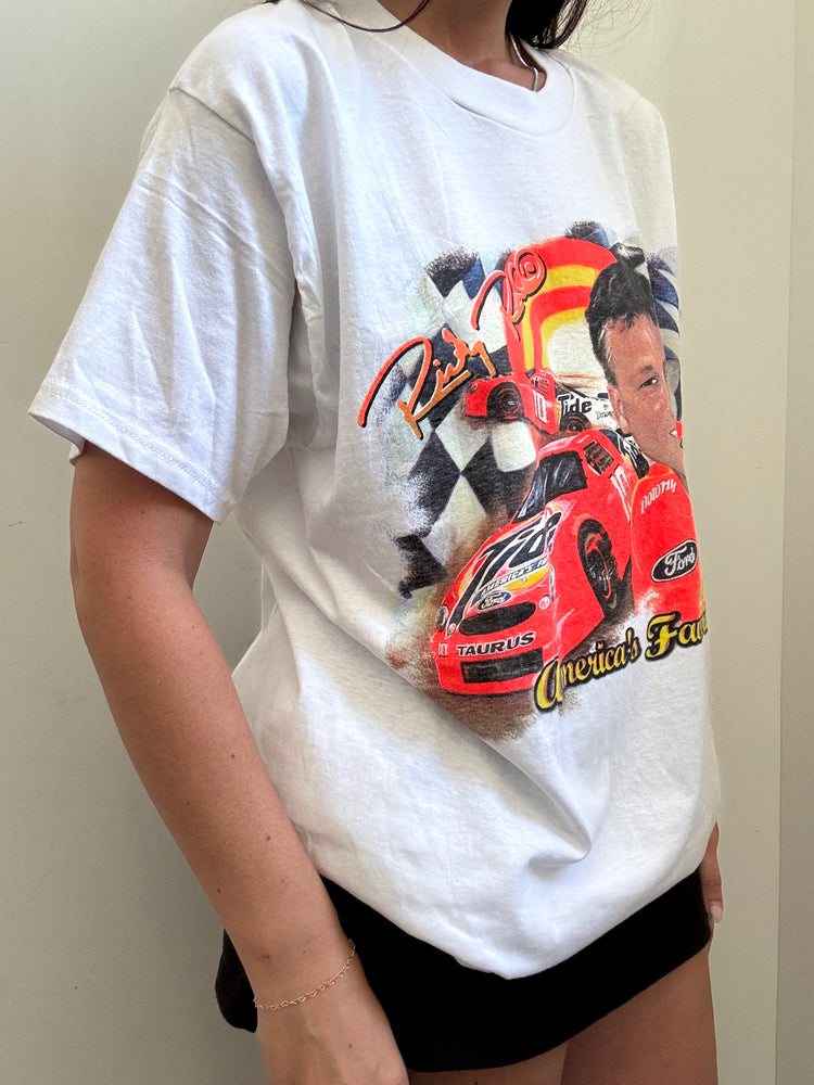 Vintage Graphic Racing T-Shirt Size XL