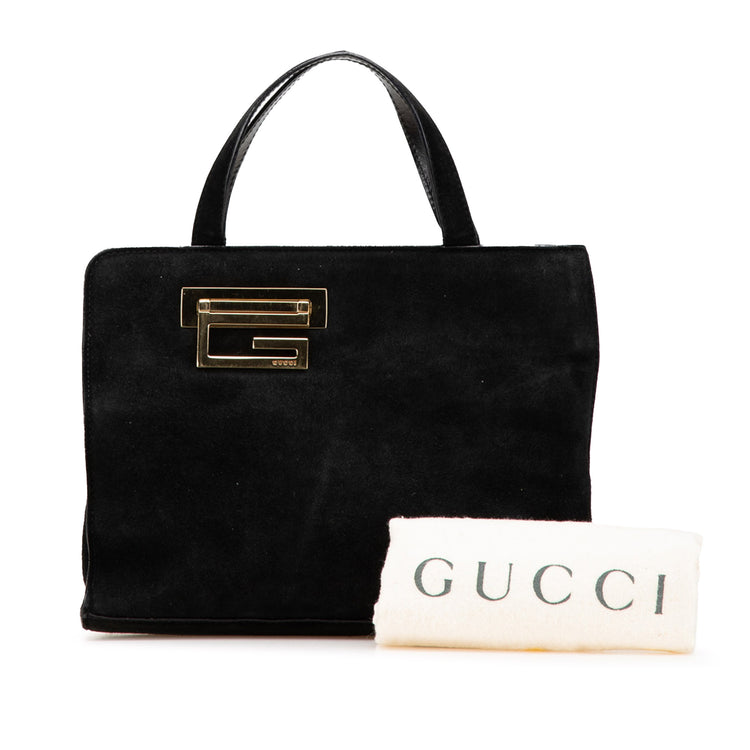 Vintage Gucci Suede Handbag