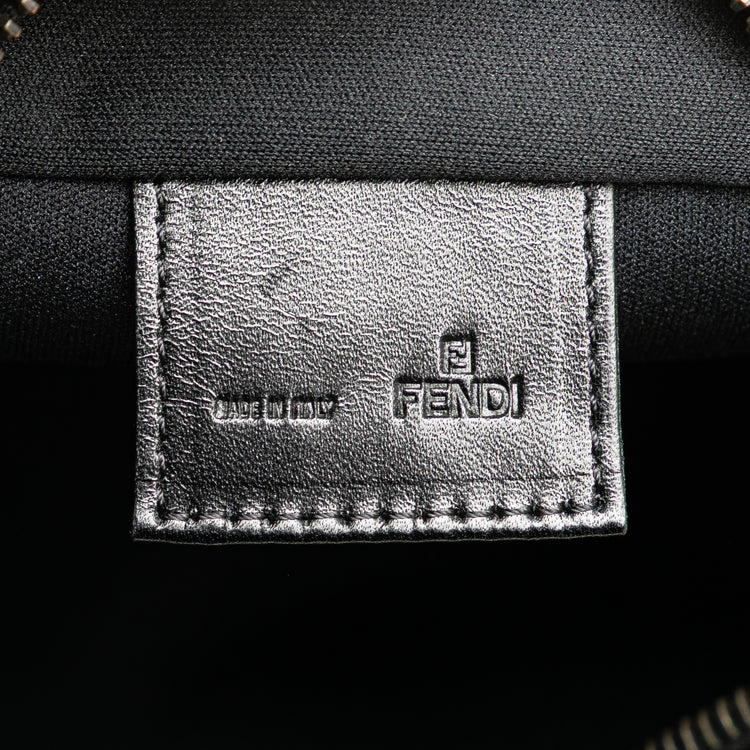Vintage Fendi Mini Zucchino Canvas Handbag