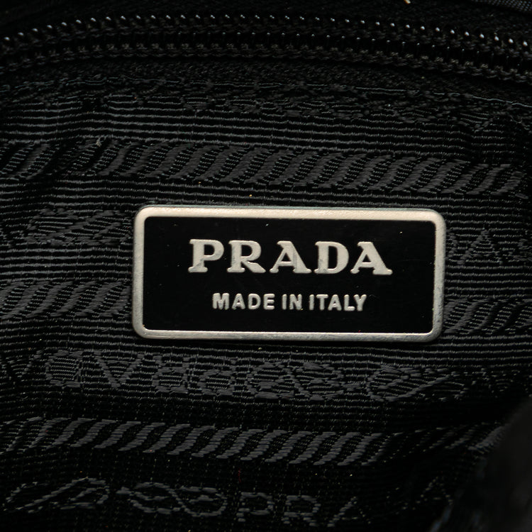 Vintage Prada Tessuto Buckle Messenger Bag