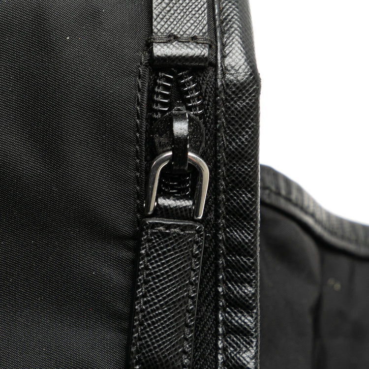 Vintage Prada Tessuto Buckle Messenger Bag