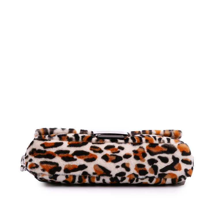 Vintage 2010 Leopard Print Calf Hair Baguette