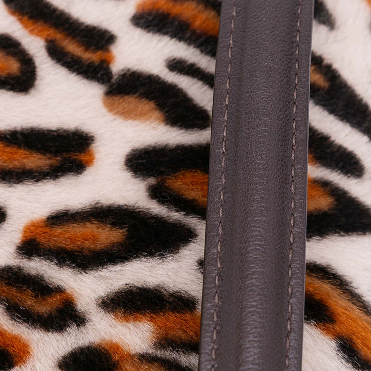 Vintage 2010 Leopard Print Calf Hair Baguette